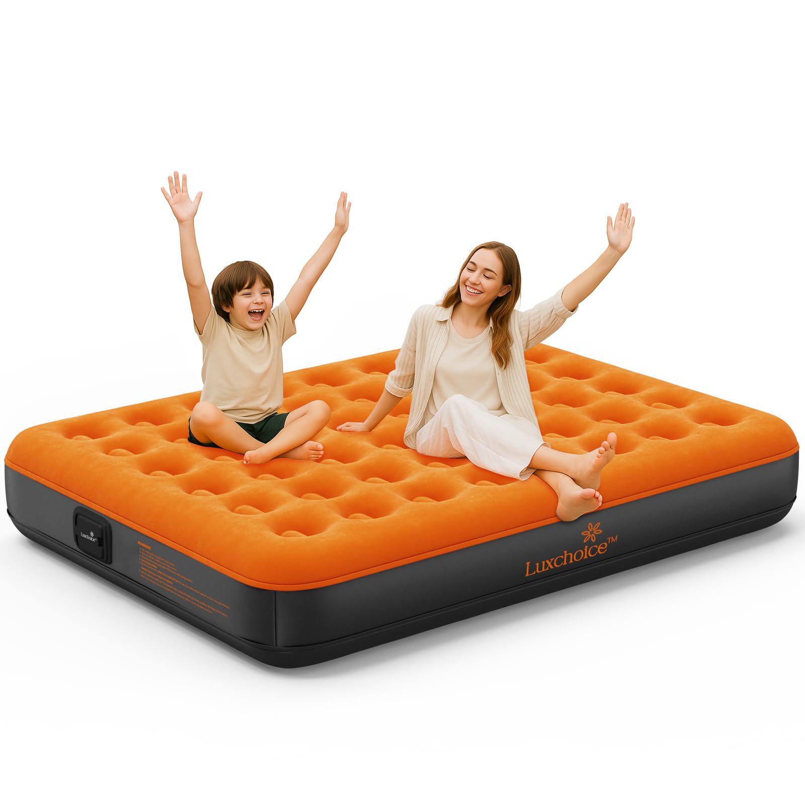 Aufblasbare Luftmatratze für 2 Personen – 200×150 cm, Schnellaufblasend bis 250 kg