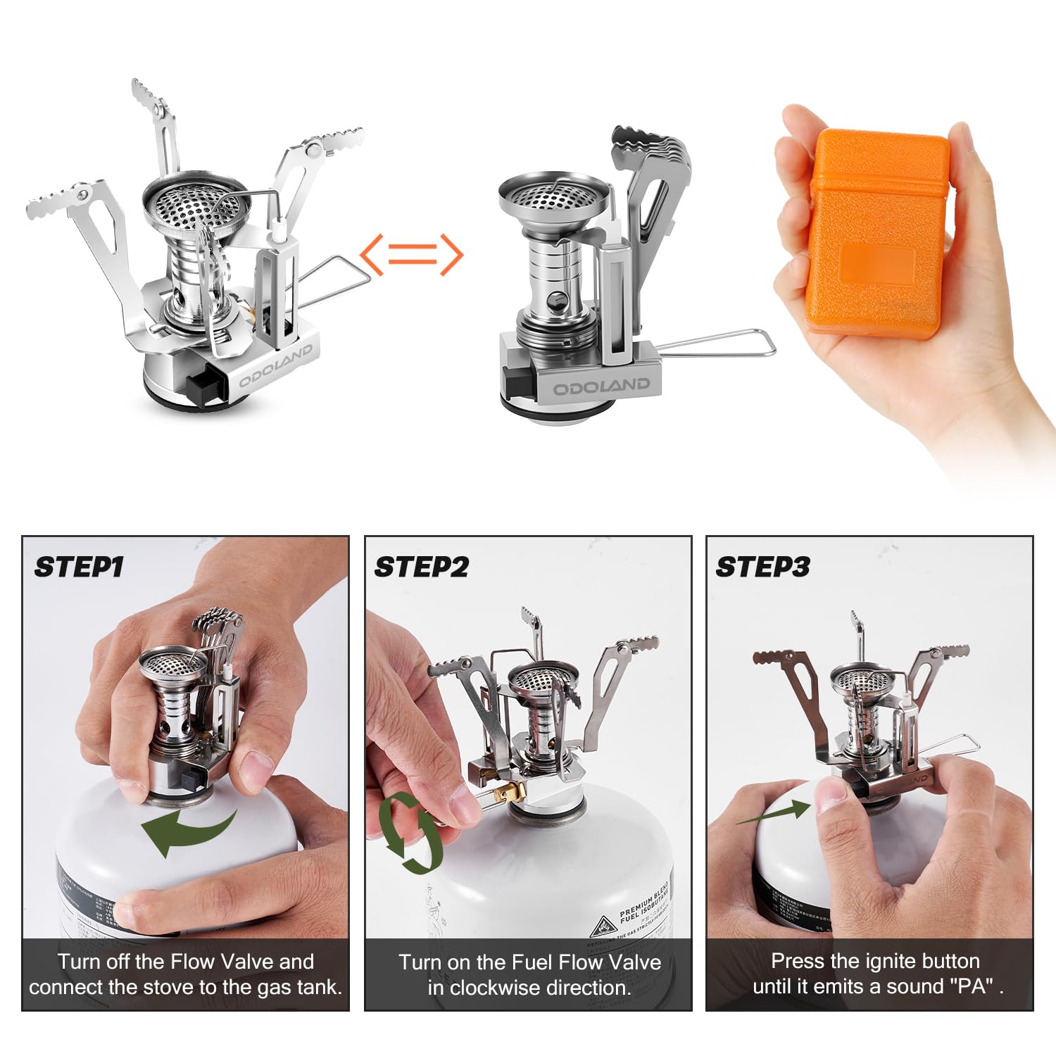 18-teiliges Camping Kochset – Faltbar mit Töpfen & Teekessel für Outdoor Kochen