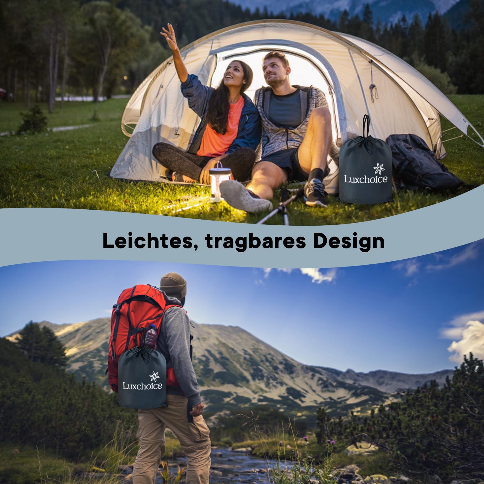 Aufblasbare Luftmatratze für 1 Person – 190×99 cm, Schnellaufblasend bis 150 kg