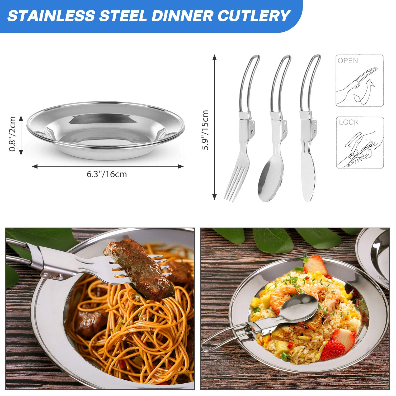 17-teiliges Camping Kochset – Faltbar mit Töpfen & Teekessel für Outdoor Kochen